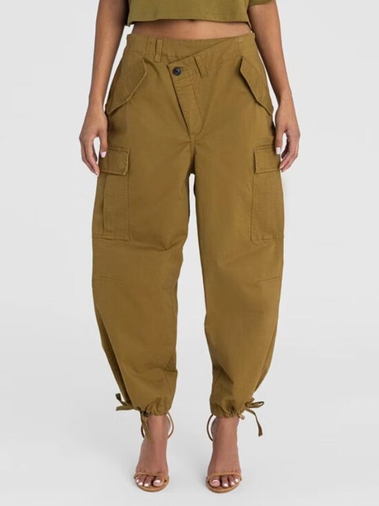 KBB by Kahlana Pants - KBB by KAHLANA Women's Mid-Rise Straight Leg 'The Cargo Jogger'